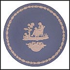 Leisure Time - Blue Jasper Collector Plate MAIN