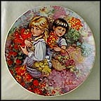Our Garden Collector Plate by Mary Vickers MAIN