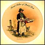 Seller Of Fried Fish Collector Plate by John Finnie MAIN