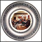 The Signing Of The Declaration Of Independence Collector Plate MAIN