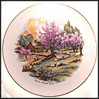 American Homestead Spring Collector Plate by Currier And Ives MAIN