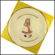 A Mother's Love Is A Precious Gift To Be Treasured Forever Collector Plate by Holly Hobbie MAIN