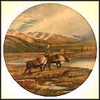 Down The Trail Collector Plate by Hayden Lambson MAIN