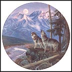 Moonlight Lookout Collector Plate by Hayden Lambson MAIN