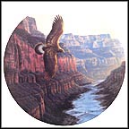 Canyon Climb Collector Plate by Robert Richert MAIN