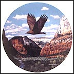 Golden Vista Collector Plate by Robert Richert MAIN
