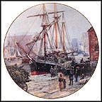 The Christmas Tree Schooner Collector Plate by Charles Vickery MAIN