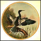 The Anhinga Collector Plate by James Faulkner MAIN