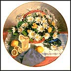 Daisies Collector Plate by Vieonne Morley MAIN