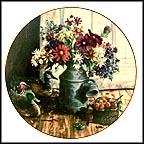 Homespun Beauty Collector Plate by Glenna Kurz MAIN