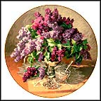 Lilacs Collector Plate by Vieonne Morley MAIN