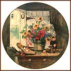 The Morning Bouquet Collector Plate by Glenna Kurz MAIN