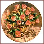 Tulips Collector Plate by Vieonne Morley MAIN