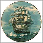 The Twilight Under Full Sail Collector Plate by Charles Vickery MAIN