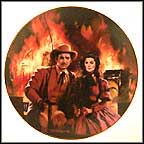 The Burning Of Atlanta Collector Plate by Howard Rogers MAIN