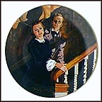 Melanie And Ashley Collector Plate by Howard Rogers MAIN