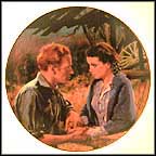 Scarlett And Ashley After The War Collector Plate by Howard Rogers MAIN