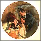Scarlett And Rhett's Honeymoon Collector Plate by Howard Rogers MAIN