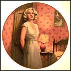 Lana Turner as Cora in The Postman Always Rings Twice Collector Plate by Erik Dzenis MAIN