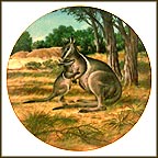 The Bridled Wallaby Collector Plate by Will Nelson MAIN