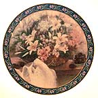 Lilies Collector Plate by Lena Liu MAIN
