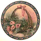 Tulips And Lilacs Collector Plate by Lena Liu MAIN