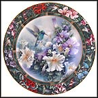 The Broad-Billed Hummingbird Collector Plate by Lena Liu MAIN