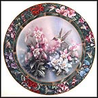 The Calliope Hummingbird Collector Plate by Lena Liu MAIN
