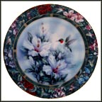 The Ruby-Throated Hummingbird Collector Plate by Lena Liu MAIN