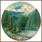 Misty Morning At Mt. McKinley  Collector Plate by Jean Sias MAIN