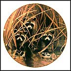 Curious Trio Collector Plate by Charles Fracé MAIN