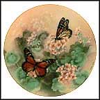 Monarch Butterflies Collector Plate by Lena Liu MAIN