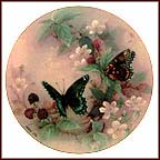 Red Spotted Purples Collector Plate by Lena Liu MAIN