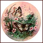 White Peacocks Collector Plate by Lena Liu MAIN