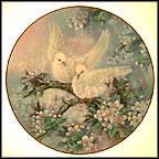 The Doves Collector Plate by Lena Liu MAIN