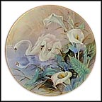 The Swans Collector Plate by Lena Liu MAIN