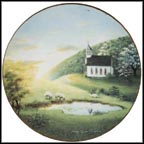 Welcome The New Day Collector Plate by Sandy Lynam Clough MAIN