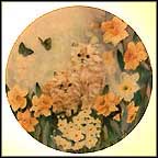 Dancing Daffodils Collector Plate by Lily Chang MAIN