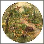 The Cottage Garden Collector Plate by Connie J. Smith MAIN