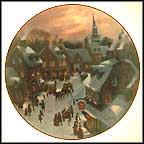 Christmas Eve Collector Plate by Lloyd Garrison MAIN