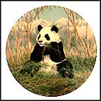 A Bamboo Feast Collector Plate by Joyce Bridgett MAIN