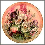 Iris Quartet Collector Plate by Lena Liu MAIN