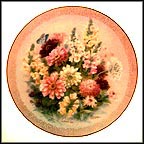 Zinnia Finale Collector Plate by Lena Liu MAIN