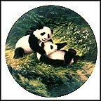 Playtime: Pandas Collector Plate by Will Nelson MAIN