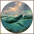 Monarch Of The Deep Collector Plate by Anthony Casay MAIN