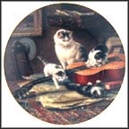 String Quartet Collector Plate by Henriette Ronner MAIN