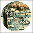Silent Sunset Collector Plate by D. L. "Rusty" Rust MAIN