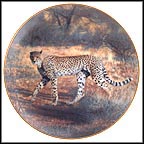 The Cheetah Collector Plate by Charles Fracé MAIN