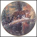 The Clouded Leopard Collector Plate by Charles Fracé MAIN