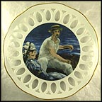 Boating Collector Plate by Edouard Manet MAIN